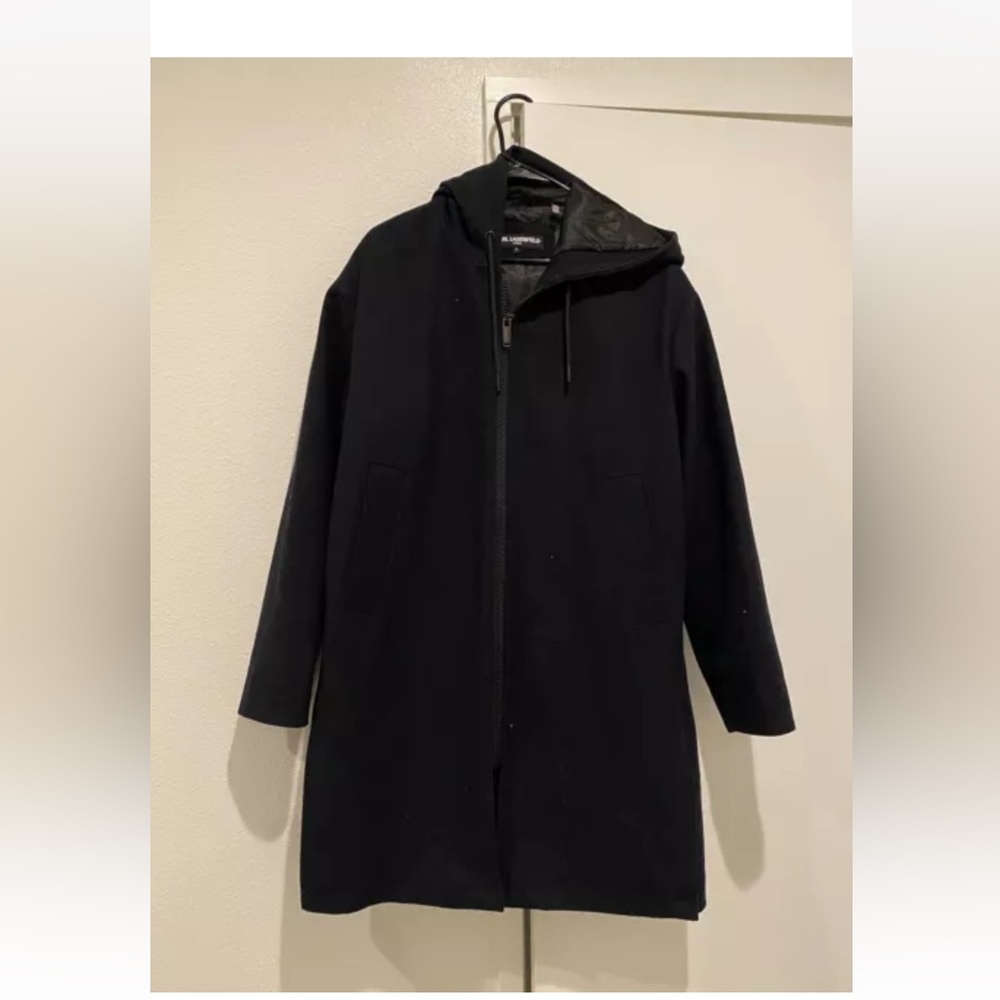 Mens long trench coat by Karl lagerfeld